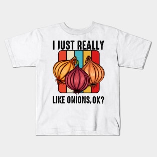 Onion Onions Kids T-Shirt